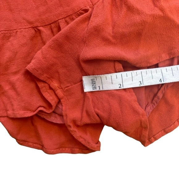 Lulu’s Bohemian Puff Sleeve Backless Bow Flounce Romper Women’s Small Western - Picture 16 of 16